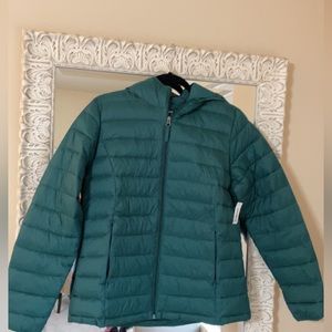 Green Outdoor Puffer Jacket